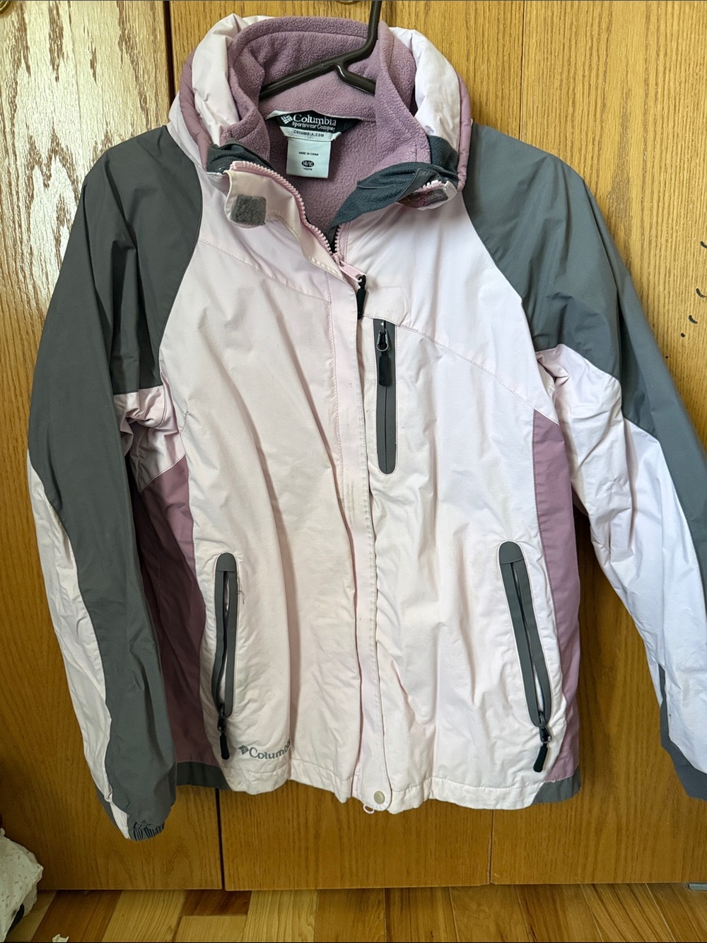 Columbia Pink, Mauve & Gray Outdoor Shell Jacket